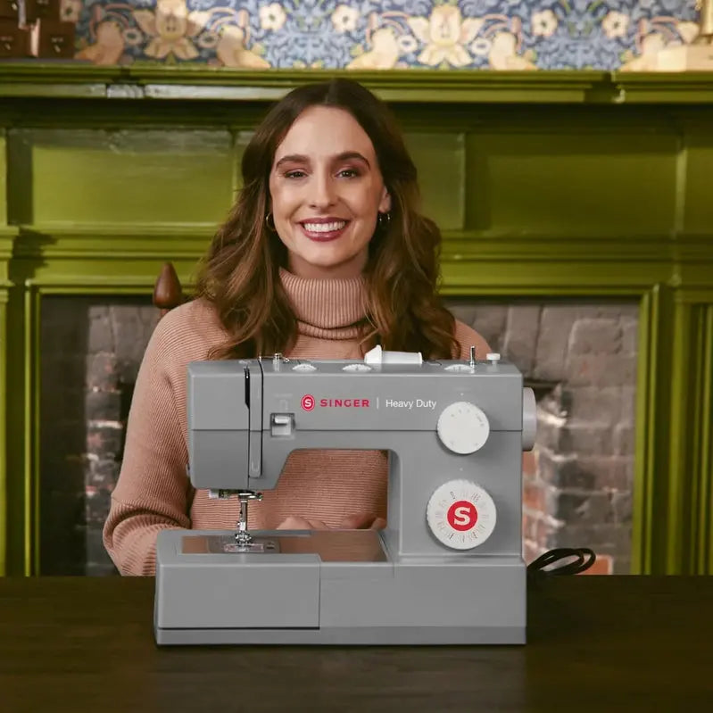 Singer Heavy Duty 4452 Sewing Machine – 110-Stitch Capability, Enhanced Piercing Power & Accessory Kit