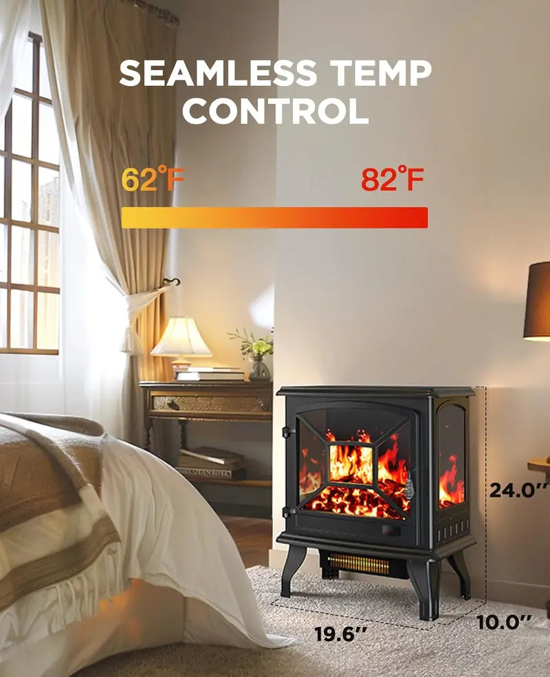 Silonn 50-Inch Smart Electric Fireplace | Ultra-Slim WiFi-Enabled Wall or Recessed Insert with 5300 BTU Output, 20 Flame Colors, App/Remote Control & Programmable Timer