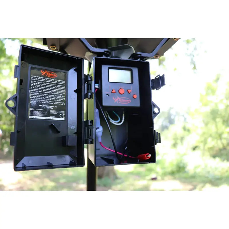 Wildgame Innovations Quick Set 30-Gallon Game Feeder – Automatic Timer, Weather-Resistant Design for Hunting & Wildlife Use