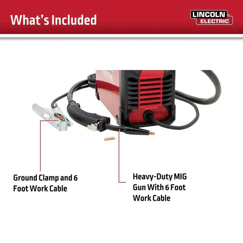 Lincoln Electric Weld-Pak 90i FC Flux-Cored Welder – Gasless Wire Feed System (Model K5255-1)