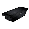 Low-Profile Matte Black Aluminum Truck Toolbox – 61.86 in. for Mid-Size Trucks