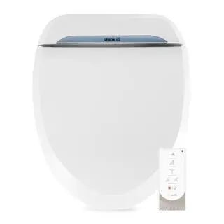 USPA Luxury Electric Bidet Seat – Heated, Self-Cleaning Bidet for Elongated Toilets (White)