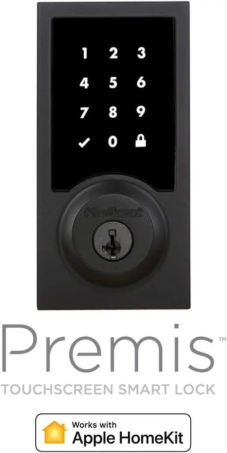 SmartLock Pro Black – Keyless Entry Door Lock with Bluetooth Connectivity