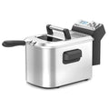 Smart Brushed Stainless Steel Air Fryer – Digital Touchscreen, Precision Cooking Technology