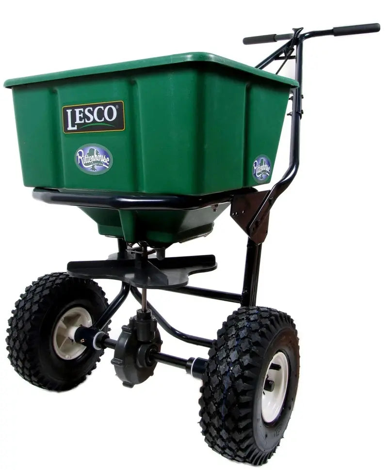 Scotts 50-Lb Broadcast Push Spreader – Adjustable Spread Rate for Lawns and Gardens