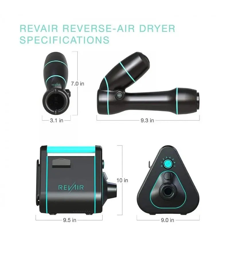 Revair Reverse-Air Hair Dryer – Dual-Function Styler for Fast Drying & Straightening, Ionic Technology