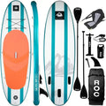 ROC Premium Inflatable SUP Board – Includes Pump, Paddle & Carry Bag