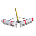 Jenlis WRZRK18 Collapsible Aluminum Lake & Landscape Weed Rake – 102 x 7 x 5 x 36 in.