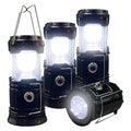 Solar + USB-Rechargeable Collapsible LED Camping Lantern
