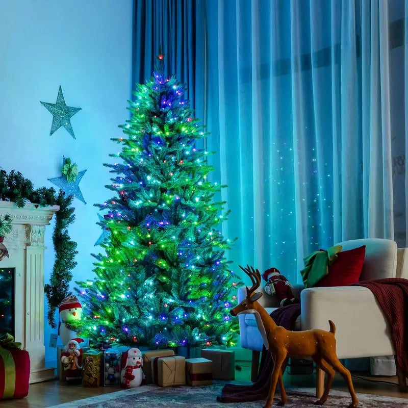 Smart 6-Foot Pre-Lit Christmas Tree with 420 App-Controlled LED Lights