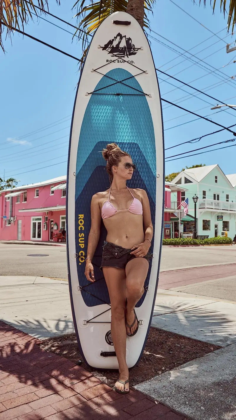 Roc 10'6″ Inflatable Stand-Up Paddle Board – Stable All-Around SUP for Beginners & Experts