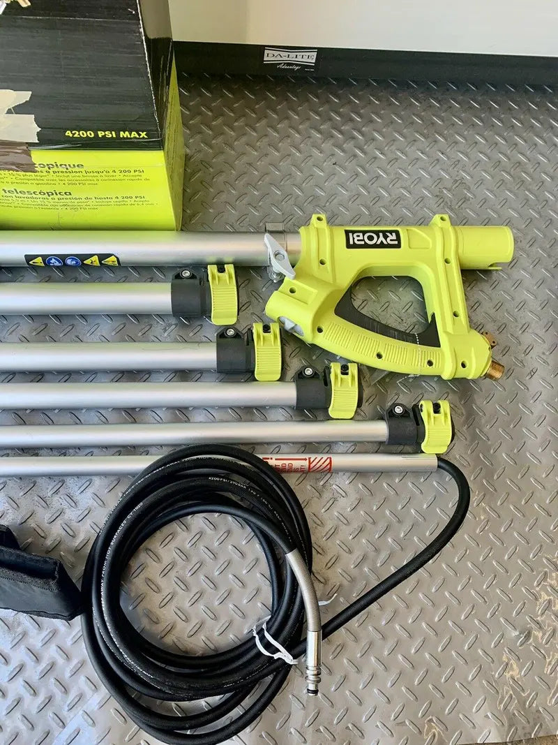 RYOBI 18-Foot Pressure Washer Extension Pole – Compatible Up to 4200 PSI