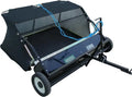 Yard Tuff 42″ Tow-Style Lawn Sweeper, Adjustable Brush Height, Mesh Bag, Steel Construction