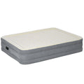 Outsunny Einzel-Luftmatratze mit integrierter Luftpumpe und Tasche, 92 x 203 x 46 cm, Beige