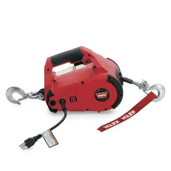 WARN PullzAll 120V AC Electric Winch with Steel Cable – Portable & Corded