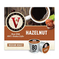 Victor Allen's Hazelnut Medium Roast K-Cup Pods – 80-Count Flavored Arabica for Keurig