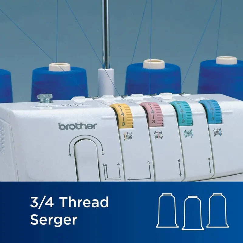 Juki 1034D Heavy-Duty Serger – Metal-Frame Overlocker, 1300 SPI, Removable Trim Catcher, 3 Feet Included