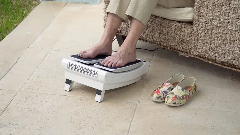 LegXercise Pro Motorized Leg Exerciser – Compact Under-Desk Pedaler for Passive Movement and Circulation Support