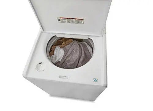 White Top-Loading Washing Machine – Reliable Full-Size Laundry Appliance