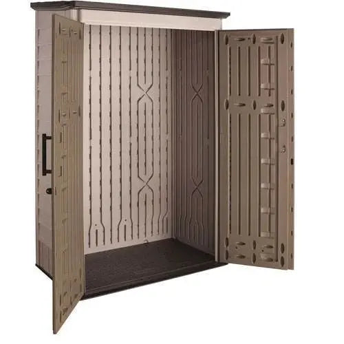 Rubbermaid Weather-Resistant Outdoor Storage Shed – 52 Cubic Feet with Lockable Doors