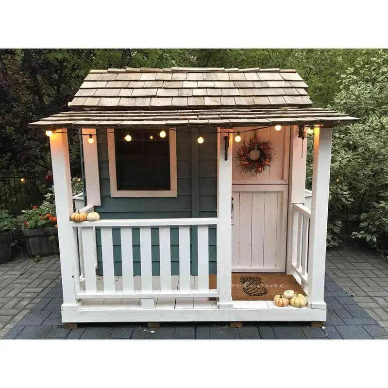 Little Squirt Cedar Backyard Playhouse by Outdoor Living Today – 6-Foot Wooden Play Structure