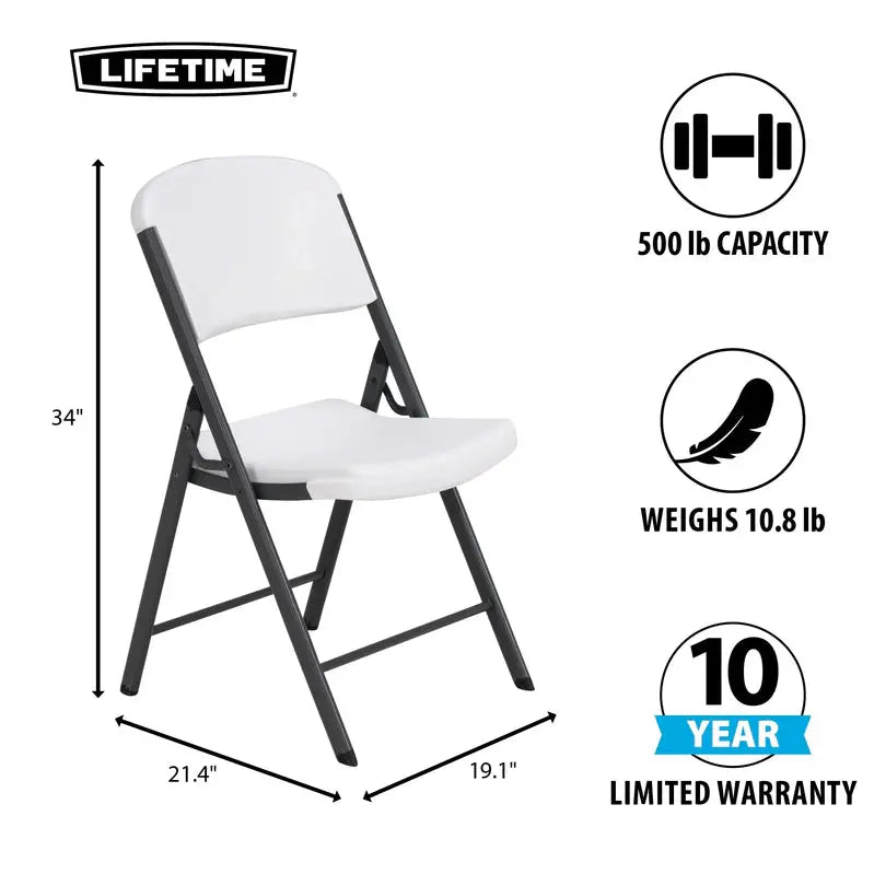 Lifetime Folding Table and Chair Set – Bulk Pack of 108 for Events, Catering, or Large Gatherings