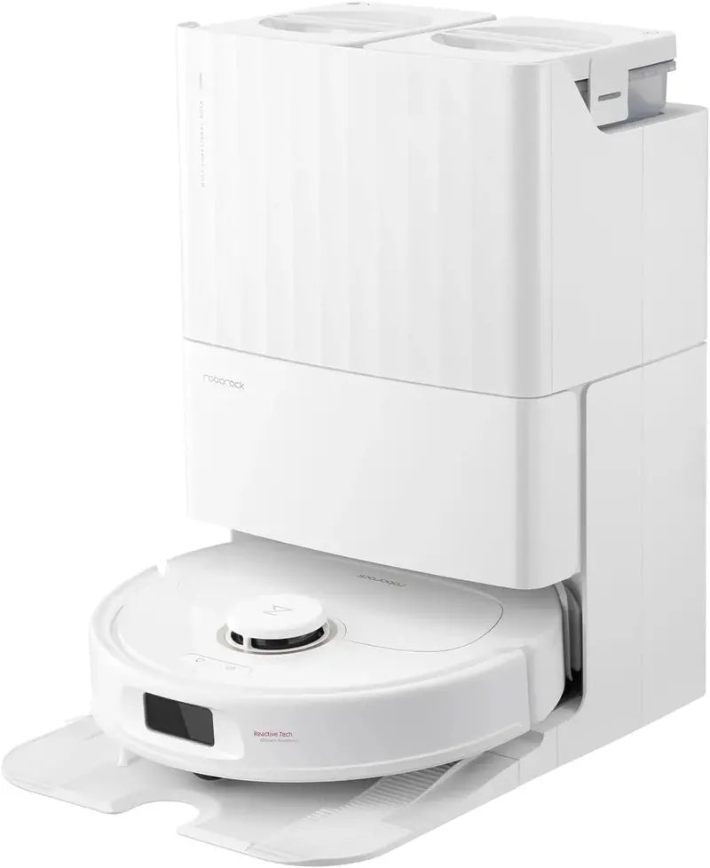 Smart Robot Vacuum and Mop Combo – FlexiArm Edge Cleaning, Hot Water Mop Wash, Auto Drying & Intelligent Dirt Detection