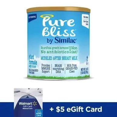 Similac Pure Bliss Non-GMO Infant Formula Powder, 24.7oz