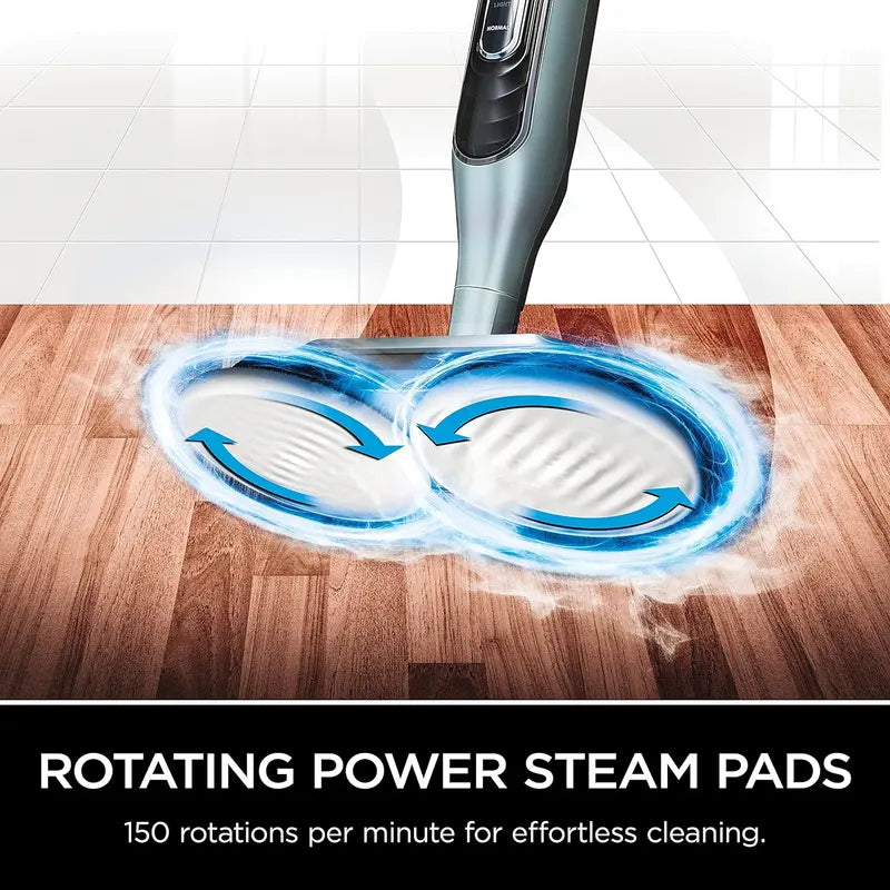 Shark S7000AMZ Steam Mop – All-in-One Scrub & Sanitize for Hard Floors, Includes 6 Washable Pads & 2 Steam Modes, Pure Water Blue