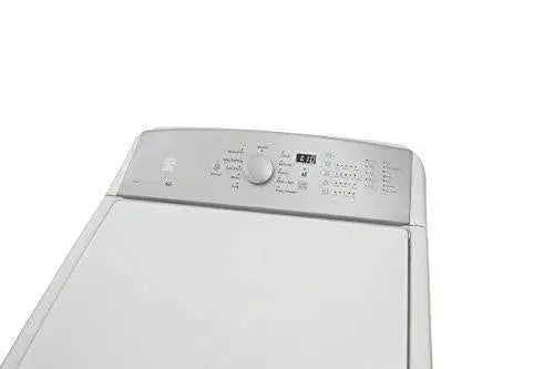 White Top-Loading Washing Machine – Reliable Full-Size Laundry Appliance