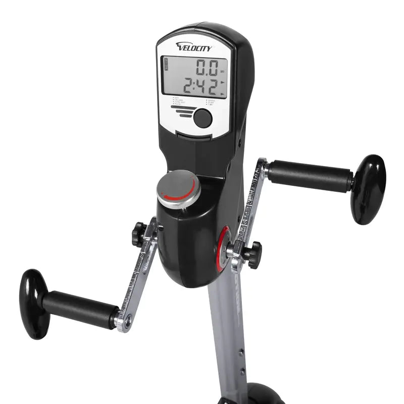 Velocity Dual-Motion Recumbent Exercise Bike – Ergonomic Black Frame, Smooth Resistance System