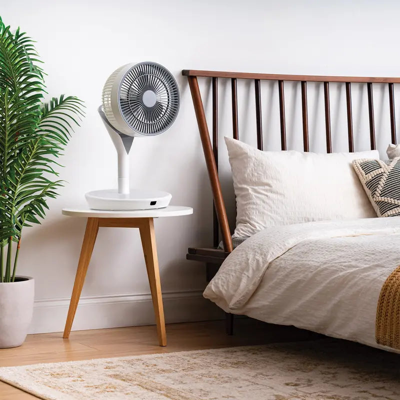 Woozoo 360° Oscillating Pedestal Fan – Adjustable Height & Tilt, Quiet Airflow