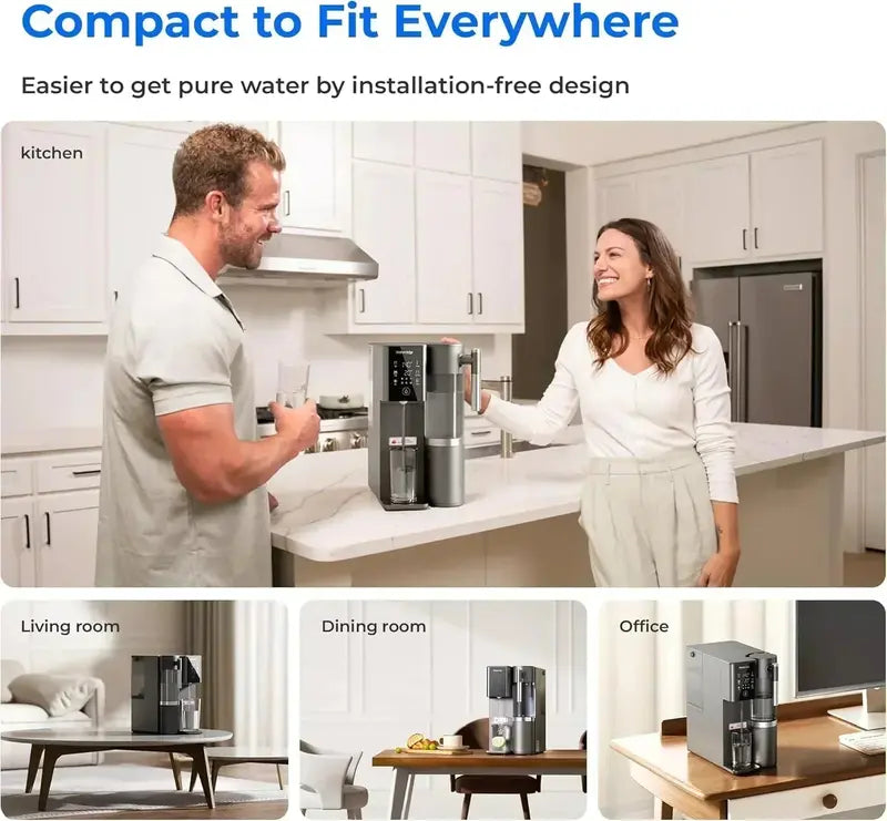 Waterdrop WD-A2 Countertop RO System – 3:1 Pure-to-Drain Ratio