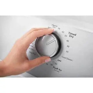 Whirlpool 7.0 Cu. Ft. Electric Dryer – White, AutoDry™ Sensor Technology, Wrinkle Shield™ Plus