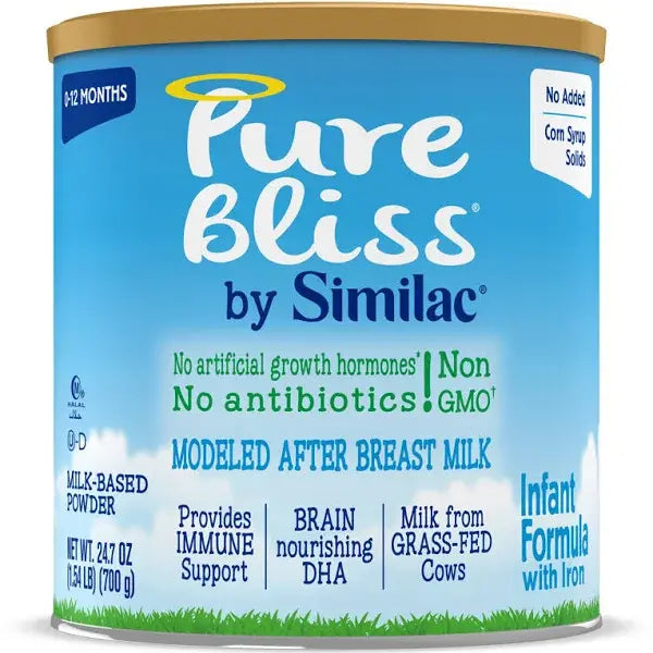 Similac Pure Bliss Non-GMO Infant Formula Powder, 24.7oz