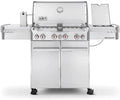 Weber Summit S-470 Propane Grill – 4-Burner Stainless Steel Grill with 580 sq in Cooking Surface and Premium Build