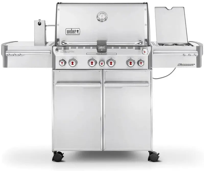 Weber Summit S-470 Propane Grill – 4-Burner Stainless Steel Grill with 580 sq in Cooking Surface and Premium Build