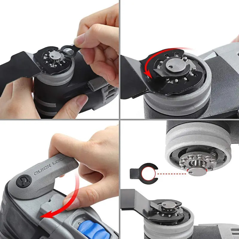 WORKPRO Oscillating Saw Blade Set – 23-Piece Metal & Wood Cutting Blades