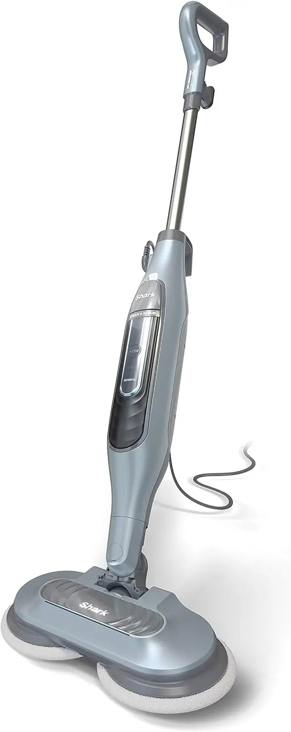 Shark S7000AMZ Steam Mop – All-in-One Scrub & Sanitize for Hard Floors, Includes 6 Washable Pads & 2 Steam Modes, Pure Water Blue