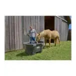 Rubbermaid FG424500BLA Livestock Tank – 150-Gallon Plastic Stock Trough (2025)