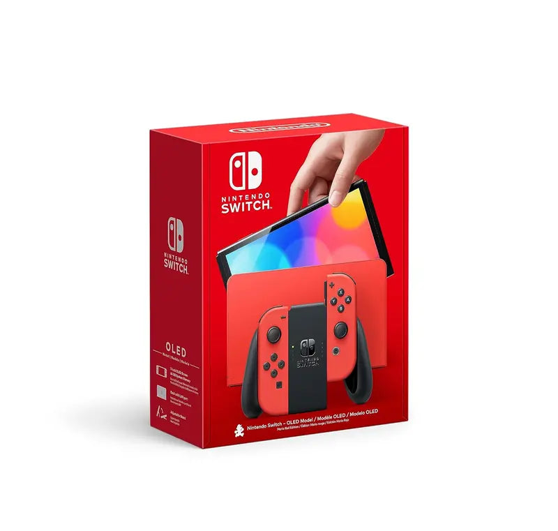 Renewed Nintendo Switch OLED Model – Includes White Joy-Con Controllers and Enhanced Display