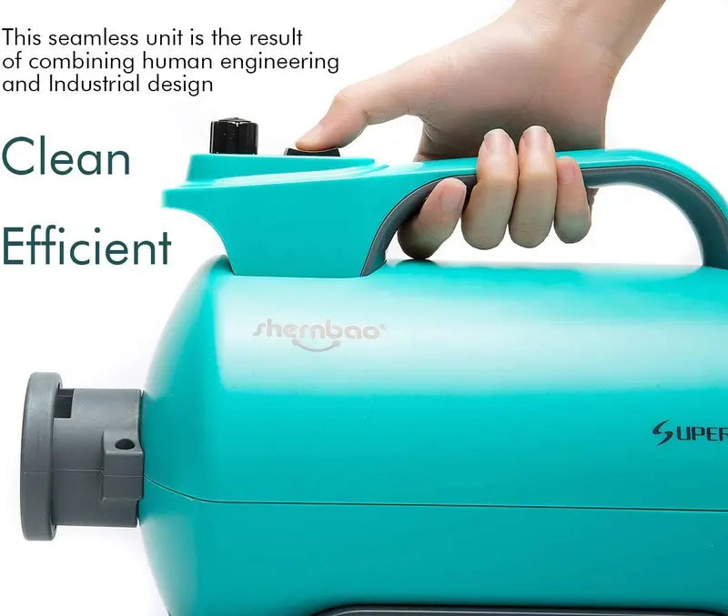 Shernbao SHD-2600P Teal Super Cyclone Dog Grooming Dryer