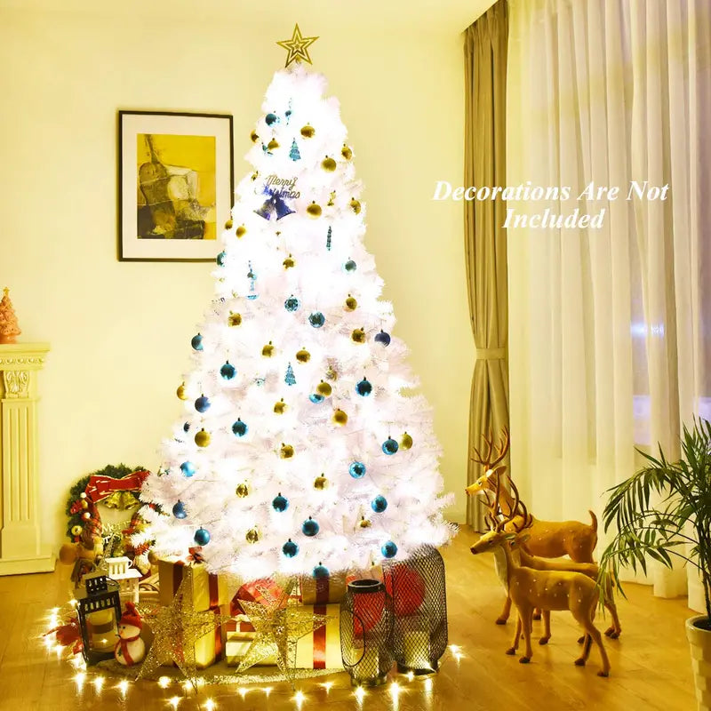 White Artificial Christmas Tree – Available in 6ft, 7.5ft, and 9ft Heights