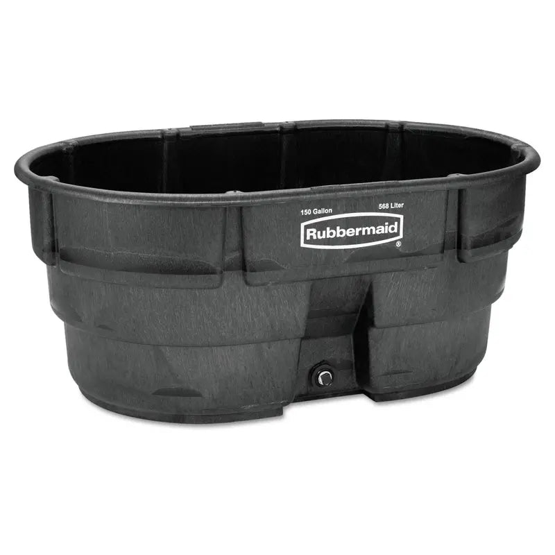 Rubbermaid FG424500BLA Livestock Tank – 150-Gallon Plastic Stock Trough (2025)