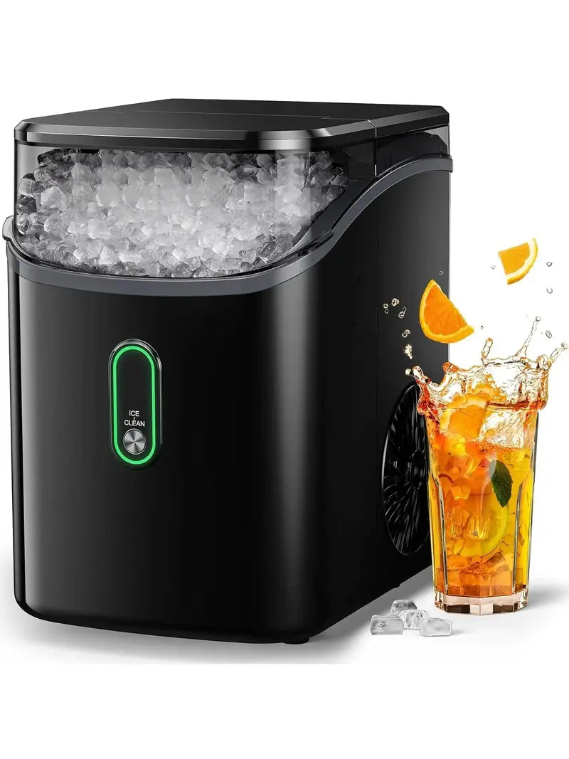 Silonn Countertop Nugget Ice Maker – 33 lbs/Day Soft Chewable Pebble Ice, Self-Cleaning Function (2025)