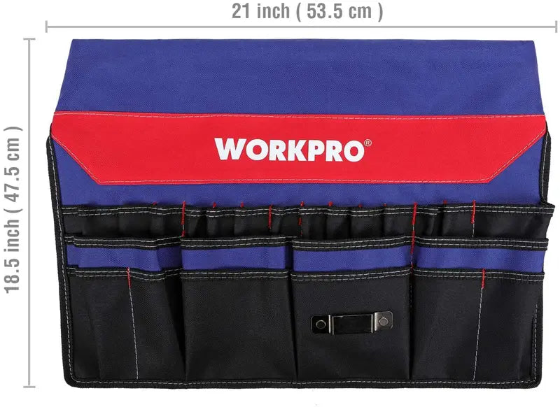WORKPRO Bucket Organizer – 51-Pocket Tool Storage System (Tools Not Included)