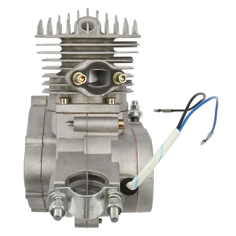 Zimtown 80cc 2-Stroke Engine Bike Motor Kit for 26″ Bicycles, Silver White
