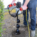 XtremepowerUS 1500W Electric Post Hole Digger – 6-Inch Auger Bit, Anti-Vibration Grip & Safety Lock for Fencing & Landscaping
