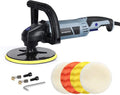 WORKPRO Detachable Buffer Polisher – Variable-Speed Tool with Complete Accessory Kit