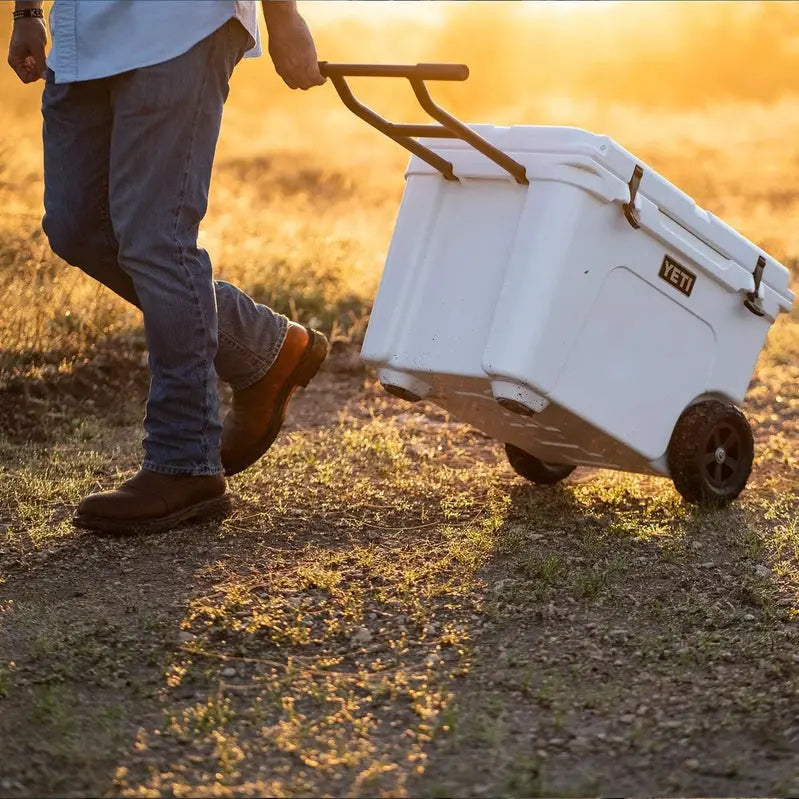 YETI Tundra Haul Wheeled Cooler – 65-Quart Insulated Transport Box in Navy